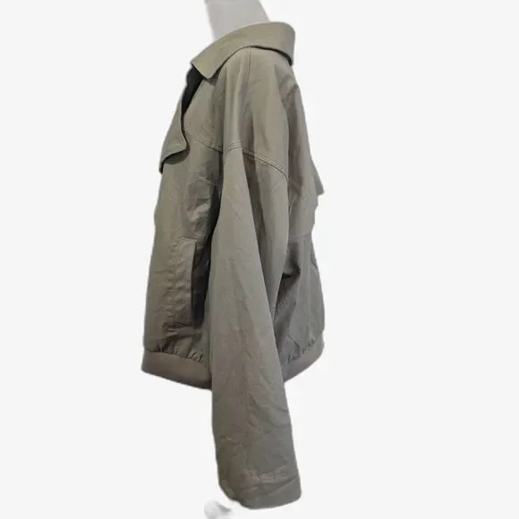 Women's Bomber Green Jacket Universal Thread Size 1X NWOT - Picture 4 of 8
